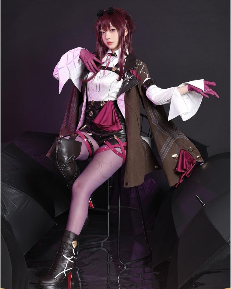 Nakorara 崩壊スターレイル黄泉 よみ 赤  コスプレ衣装 コスチュームセット 金属アクセサリー グッズ タトゥーシール  おしゃれ アニメ cosplay 変装 仮装 撮影 祭り ハロウィン クリスマス イベント