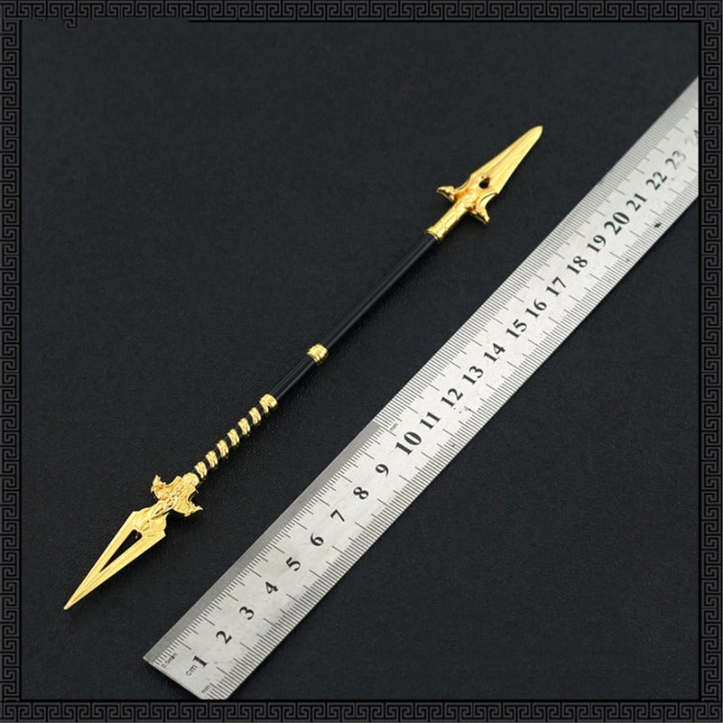 Nakorara  アサシンクリード 槍 ミニチュア 22㎝ キーホルダー キーチェーン グッズ アクセサリー インテリア装備品 ゲーム