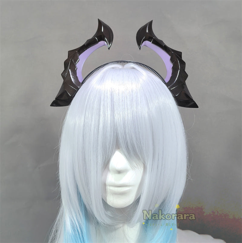 Nakorara 原神　ドゥリン　角　髪飾り　コスプレ道具　16cm　Durin　アクセサリー　龍人・ホムンクルス　イベント　ドラゴンスパイン　PLA材質