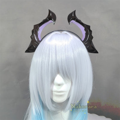Nakorara 原神　ドゥリン　角　髪飾り　コスプレ道具　16cm　Durin　アクセサリー　龍人・ホムンクルス　イベント　ドラゴンスパイン　PLA材質