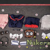 Nakorara　ゼンレスゾーンゼロ　浮波柚葉　コスプレ衣装 怪啖屋　柚葉 セーラー服　鞄＋髪飾りセット　Ukinami Yuzuha　地雷系　狸の尻尾 かまちー追加　イベント　おもちゃ　狸ぬいぐるみ　
