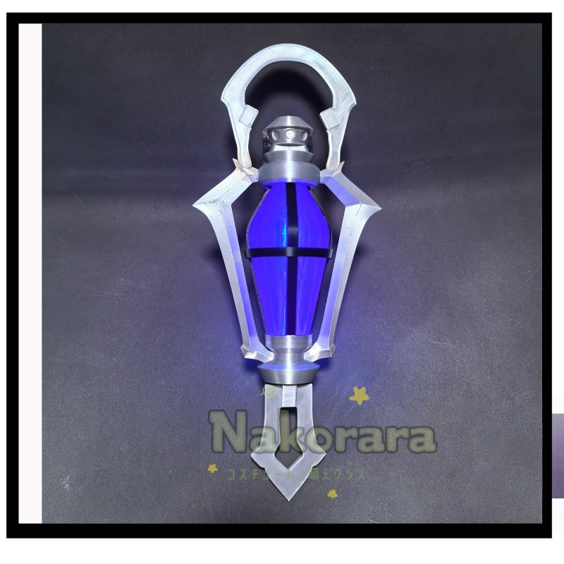 Nakorara 原神　フリンズ　闇影と灯り　染めの荒れ地 コスプレ道具　Flins　40cm　PLA材質　発光と非発光　武器モデル　ナド・クライのライトキーパー