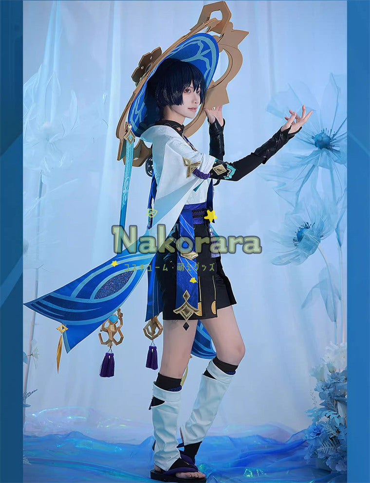 nakorara 原神  放浪者　コスプレ衣装　Wanderer　コスチューム　笠が別途追加可能 Naz21