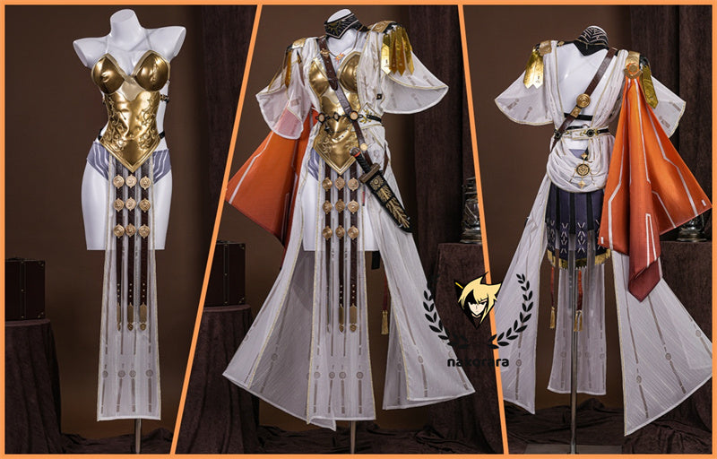 【Nakorara】鳴潮 オーガスタ コスチューム セット｜剣＆王冠付き｜高精度コスプレ衣装
