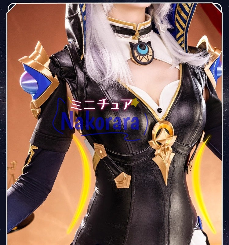 Nakorara 崩壊スターレイル　サフェル　Cipher　オンパロス　コスプレ衣装　コスチューム　イベント　3d樹脂パーツ＋尻尾付き
