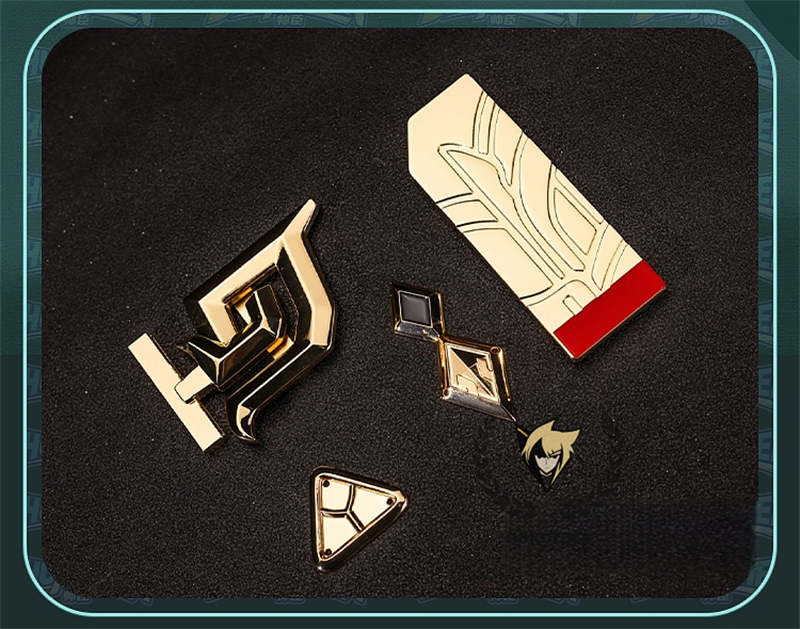 Nakorara 崩壊スターレイル　丹恒　cosplay　衣装　騰荒　金属樹脂製パーツ　コスチューム　Dan Heng　星穹列車　仙舟羅浮　　尻尾+シューズ+ウィッグ追加