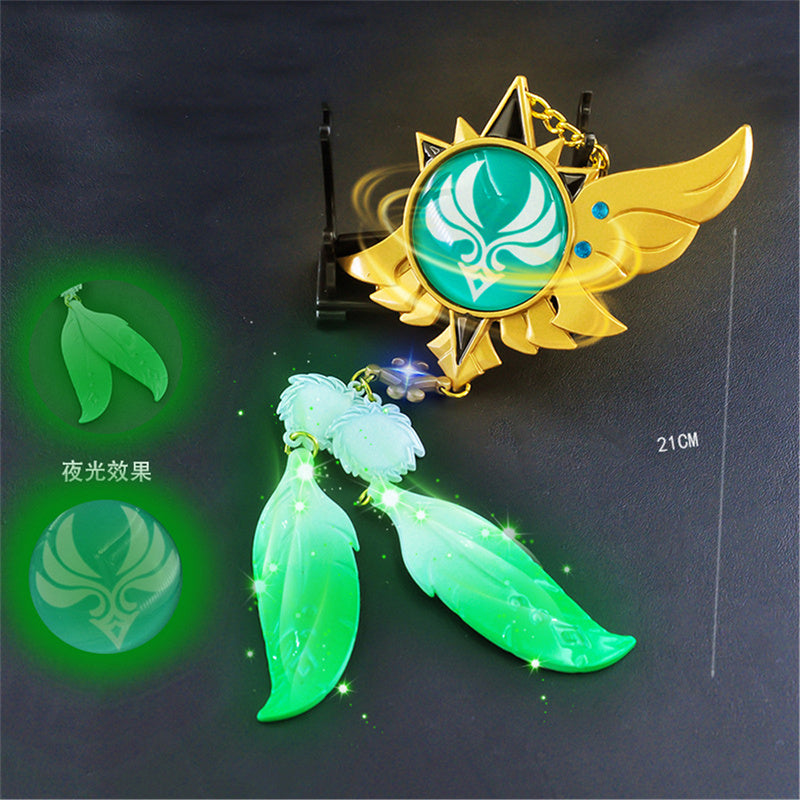  Nakorara　原神（げんしん）八重神子 9cm 神の目 コスプレ小道具 草神の瞳 飾り 雷神の瞳 インテリア装備品 風神の瞳 海灯祭 鞄飾り 岩神の瞳 キーホルダー キーリング Genshin Impact プレゼント 誕生日 合金 ギフト