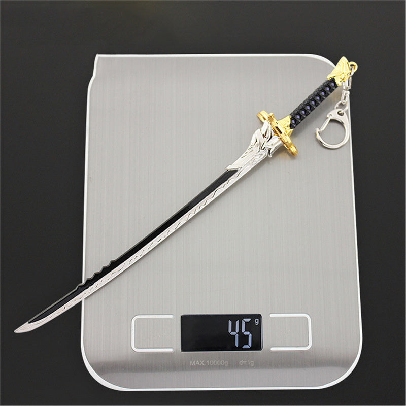 Nakorara　原神　天目影打 21cm ミニチュア　武器モデル　ダイキャスト製　装備品　アクセサリー　武器ファン向け　おもちゃ　レプリカ