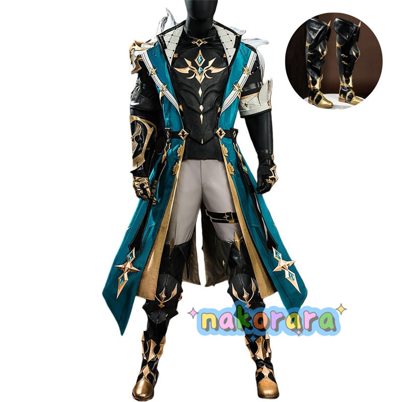 Nakorara　原神 ファルカ コスプレ衣装　3d樹脂パーツ　コスチューム　北風騎士　イベント　ナド・クライ編