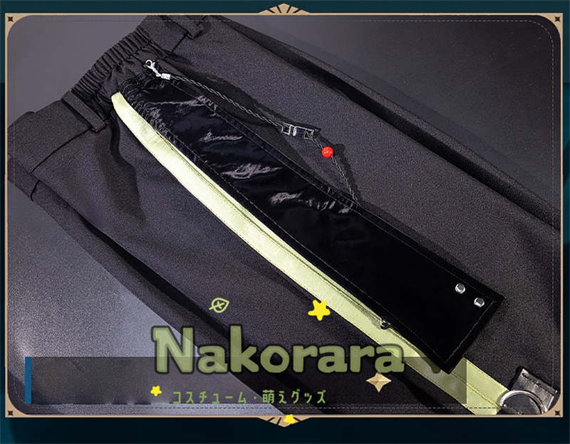 Nakorara　アークナイツ 　易くん　コスプレ衣装　角付き　costume　イベント　角付き　ウィッグ+武器追加可能　  大陸版