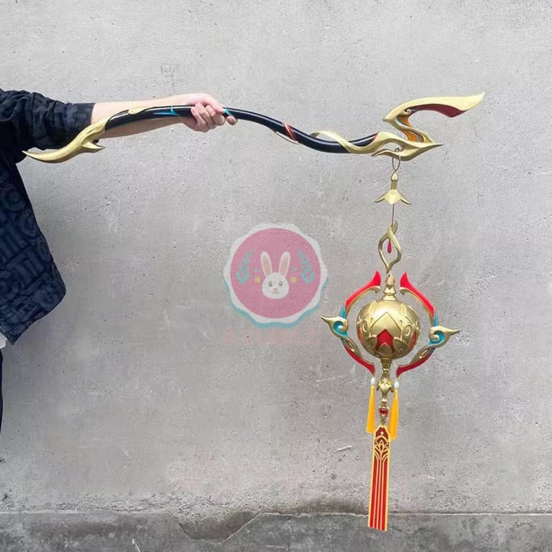 Nakorara 崩壊スターレイル 霊砂の杖 コスプレ道具 100CM 武器 PU製