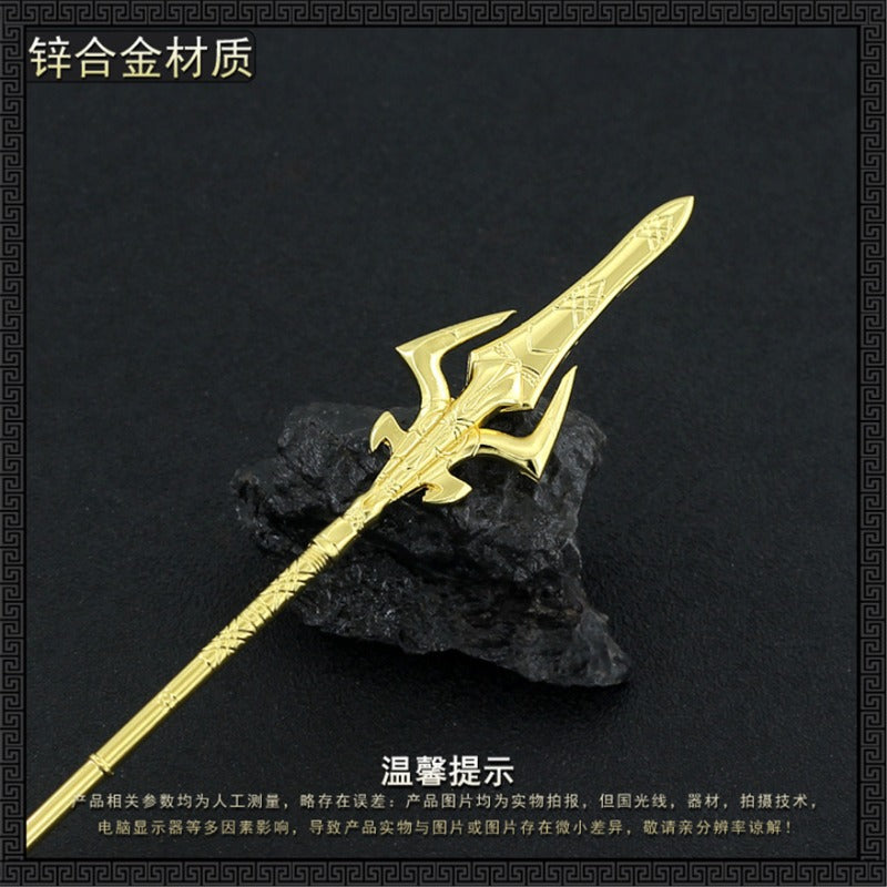 Nakorara  アサシンクリード 槍 ミニチュア 22㎝ キーホルダー キーチェーン グッズ アクセサリー インテリア装備品 ゲーム