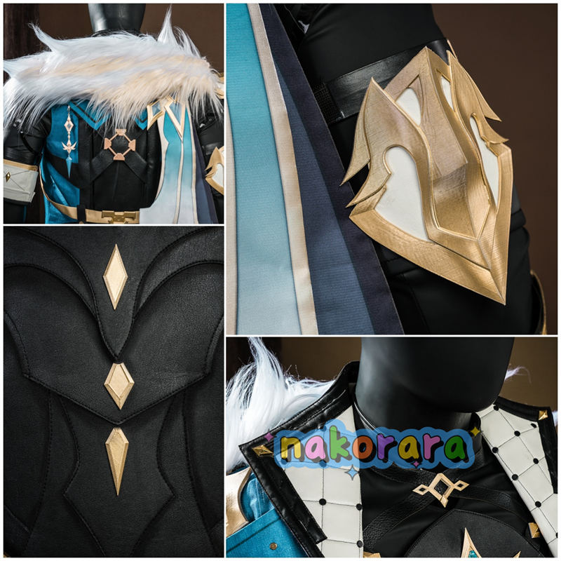 Nakorara　原神 ファルカ コスプレ衣装　3d樹脂パーツ　コスチューム　北風騎士　イベント　ナド・クライ編