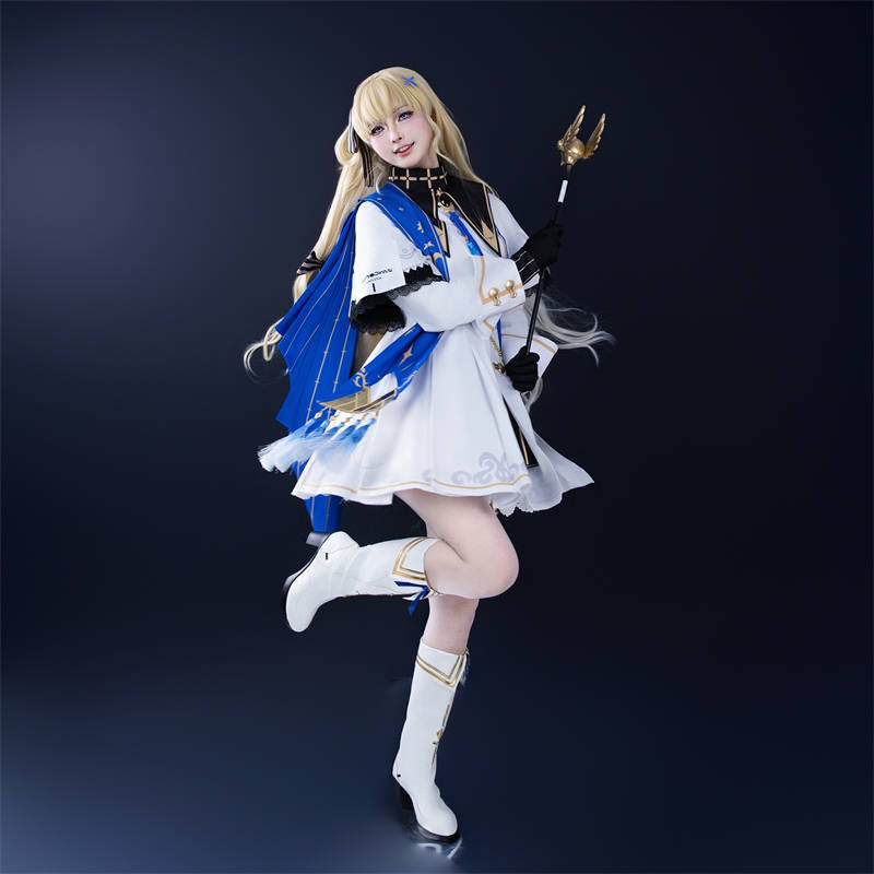 Nakorara　鳴潮 フィービー 帽子付き　コスプレ衣装　洋服風　ウィッグ　シューズ　法杖追加可能