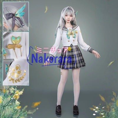 Nakorara　 崩壊：スターレイル　 ホタル　コスプレ衣装　春の贈り物　制服　セーラー服　スカート　かわいい　コスチューム壁紙