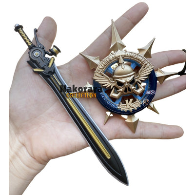 Nakorara ゼンレスゾーンゼロ 青衣 シーザー アストラ 武器レプリカ｜3D立体造型 高精度ダイカスト プロ仕様塗装 等スケール再現