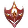 Nakorara　原神 げんしん タルタリヤ 魔王武装 　 魈（しょう ） ショウ 　九条裟羅 天狗のお面　狐のお面 樹脂製 巫女 花散里 神里綾華 稲妻 お土産 白 赤 祭り きつね キツネ マスク 頭飾り ヘアアクセサリー コスプレ道具 コスプレ 萌え 可愛い イベント プレゼント グッズ 道具 小物