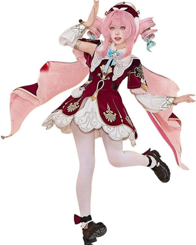 Nakorara 崩壊 スターレイル ヒアンシー コスプレ衣装コスチュームセット 金属アクセサリー 帽子付き シスターズ  cosplay