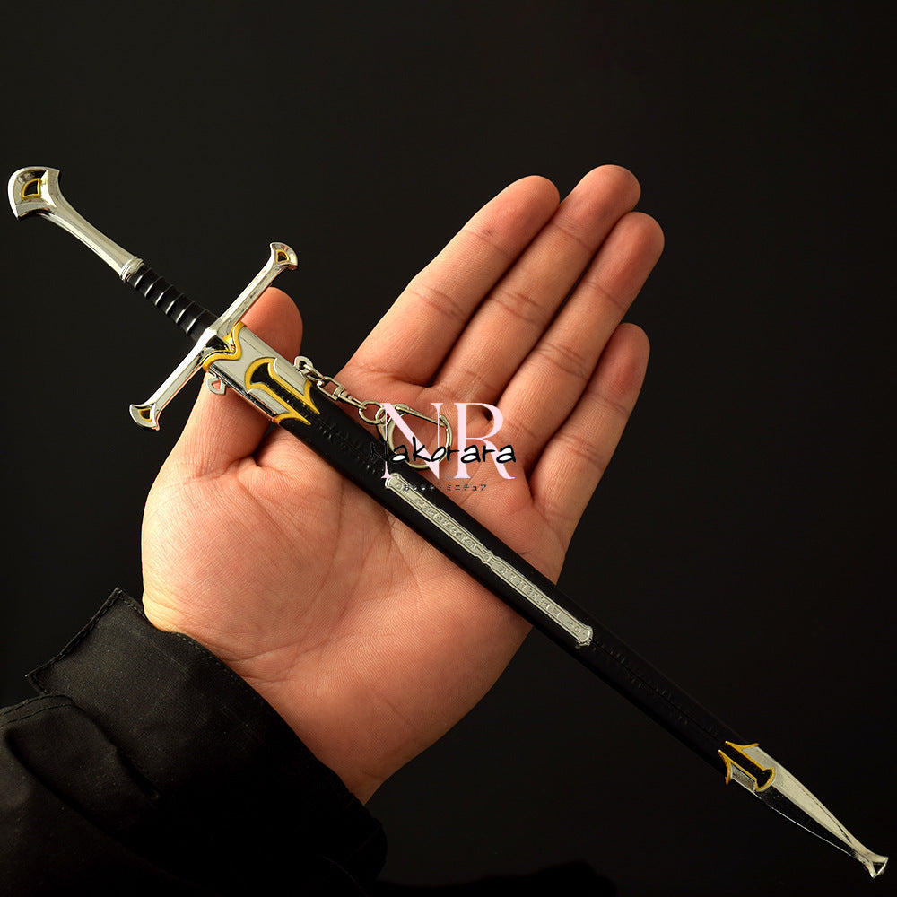 Nakorara　ミニチュア　指輪物語　ナルシル剣　30cm　武器モデル　本格的　アクセサリー　ダイキャスト製　豪華　レプリカ武器