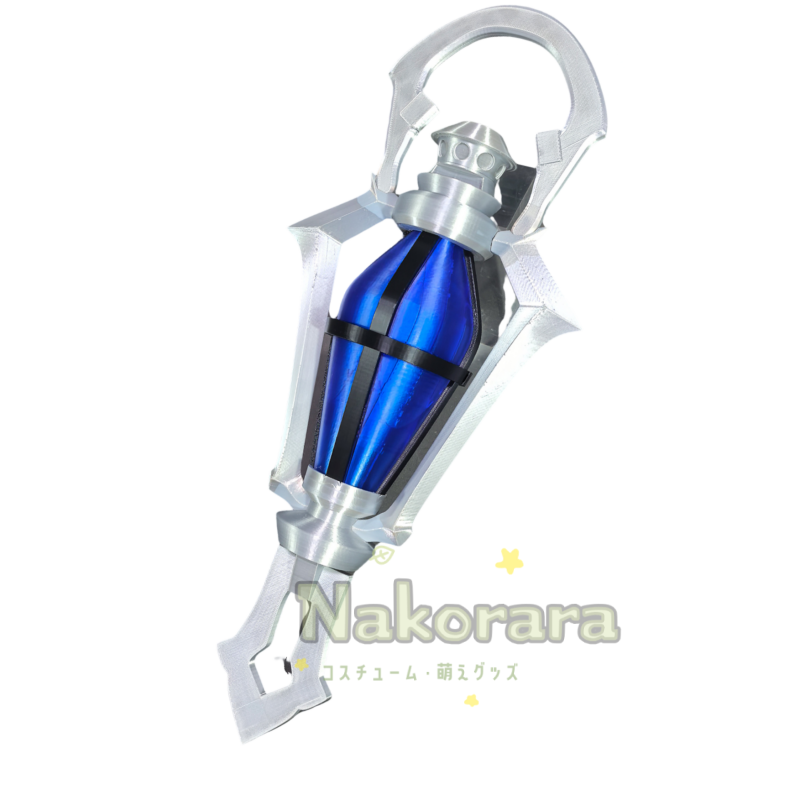 Nakorara 原神　フリンズ　闇影と灯り　染めの荒れ地 コスプレ道具　Flins　40cm　PLA材質　発光と非発光　武器モデル　ナド・クライのライトキーパー