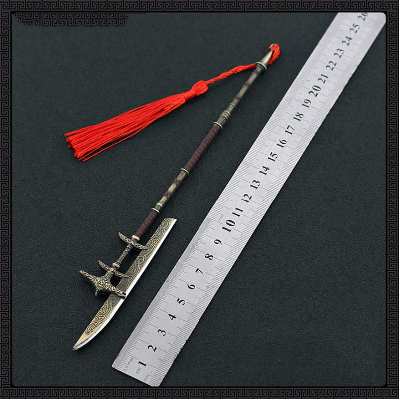 Nakorara  アサシンクリード 槍 ミニチュア 22㎝ キーホルダー キーチェーン グッズ アクセサリー インテリア装備品 ゲーム
