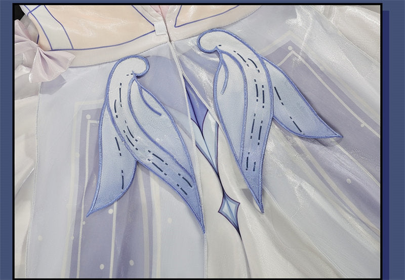 Nakorara 　原神 コロンビーナ コスプレ衣装 3D樹脂製 ナドクライ編 執行官 月の少女 キャラ再現 高品質ジャカード生地