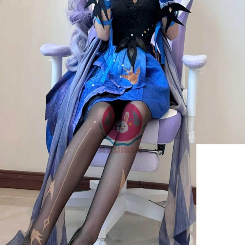 原神シグウィン パンティストッキング タイツ ストッキング 白 コスプレ小物 コスプレ グッズ 道具 小物 厚手 JK ロリータ 夏 アニメ 女の子