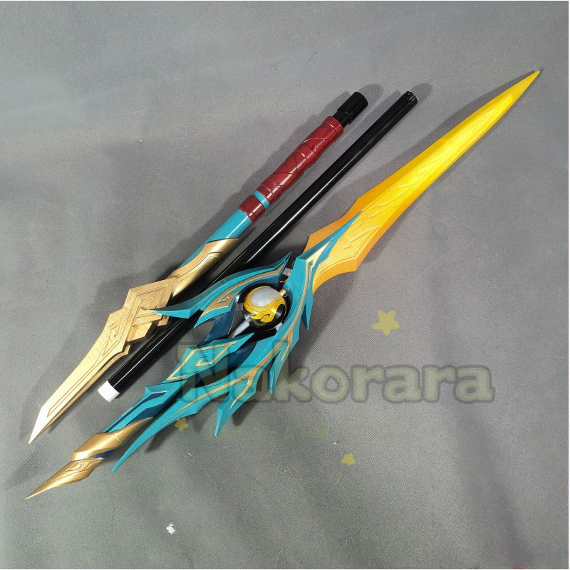 Nakorara　崩壊スターレイル　丹恒・騰荒　200cm　PLA材質　Cob灯　1.2KG　コスプレ道具　武器モデル　装備品　発光と非発光　黄金裔　長柄武器