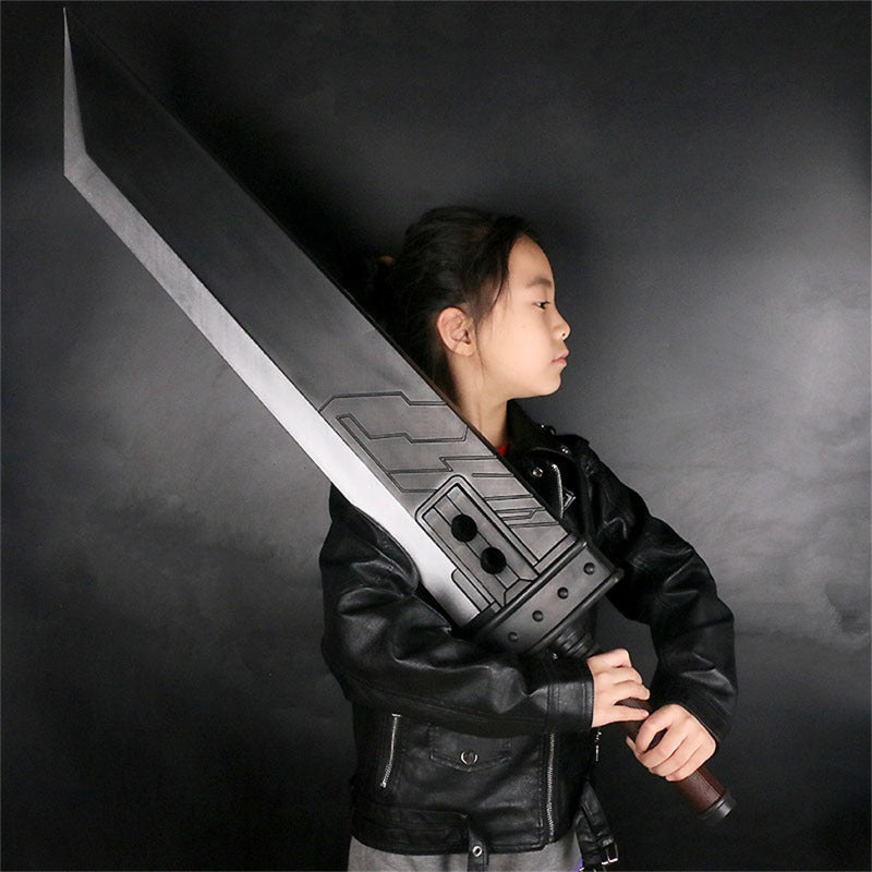 Nakorara　FF7 クラウド・ストライフ バスターソード PU製 コスプレ 装備 Cloud Strife ファイナル ファンタジー VII コスプレ 模造刀 模擬刀 観賞用 コレクション コスプレ道具 イベント プレゼント グッズ 道具 小物
