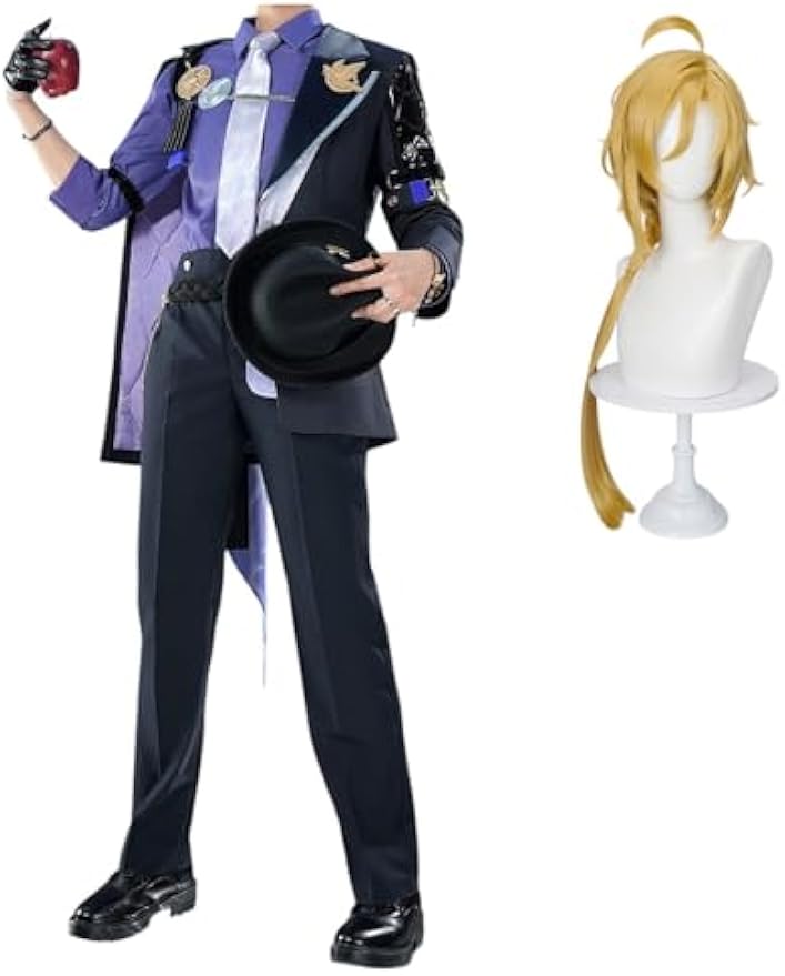 Nakorara コスプレ衣装 ゼンゼロ ヒューゴ 金属アクセサリー ハット