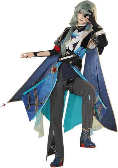 Nakorara 崩壊 スターレイル　 アナイクス 　コスプレ衣装コスチュームセット 金属アクセサリー 眼帯付き cosplay 撮影 イベント