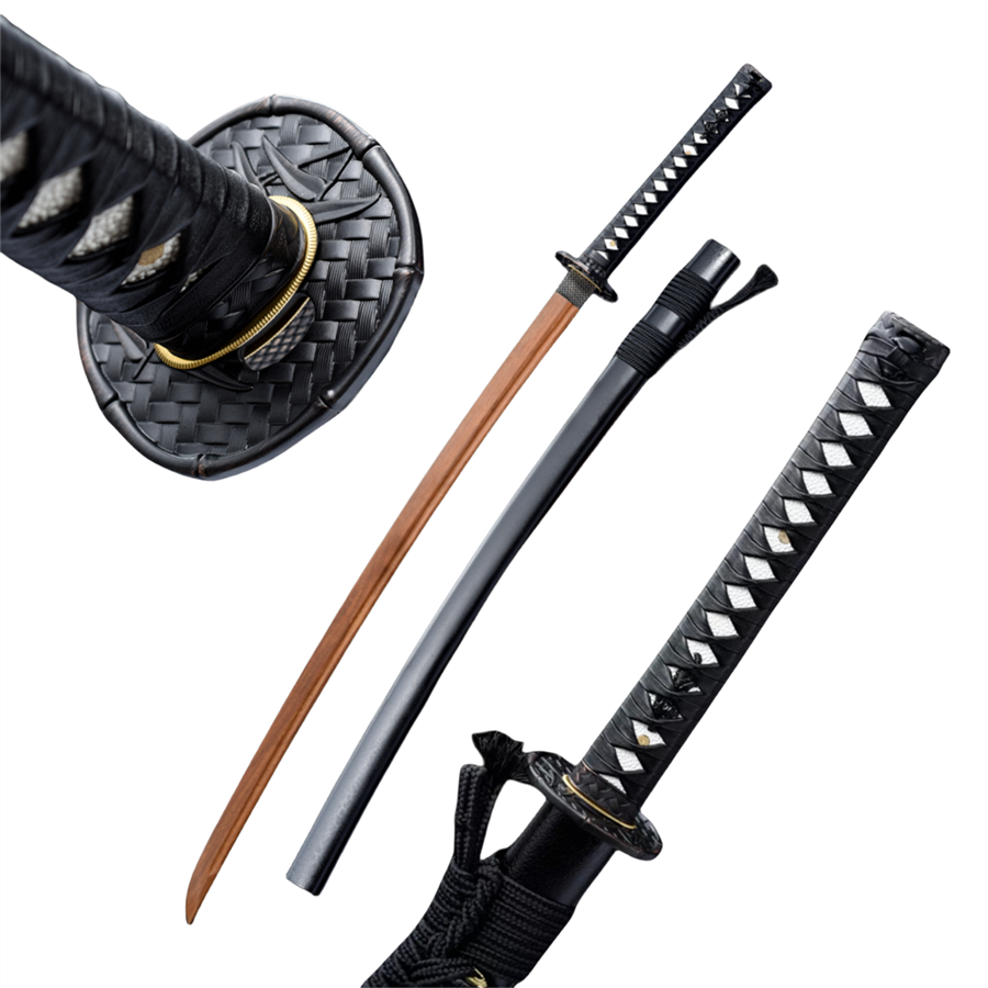 Nakorara 日本風 装飾品　鳳凰の羽　103cm Nakorara　サムライ用　日本刀　武器モデル　汎用刀　仕上げ模造刀　レプリカ　和風　コスプレ道具 唐風　模造刀　木刃　樹脂刃　工芸品　武士刀　サムライ　ソード　ハロウィン