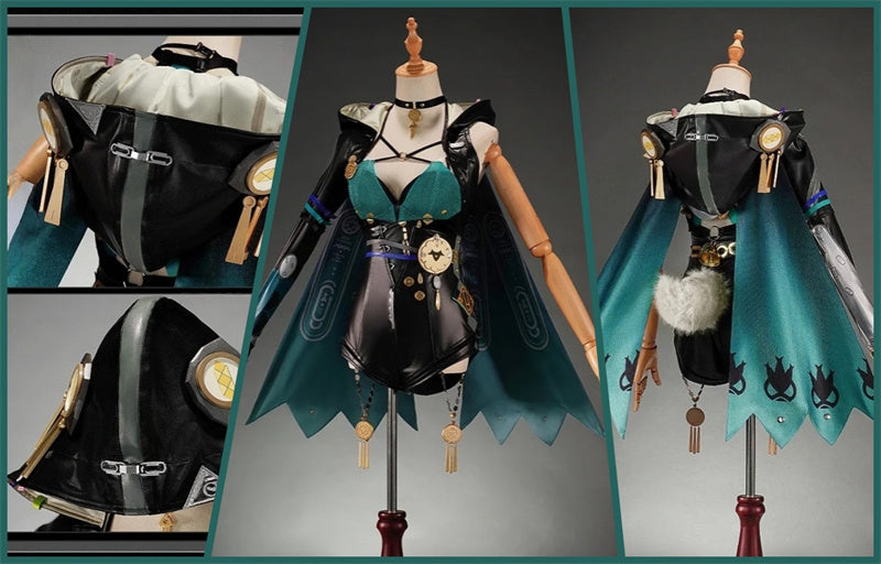 Nakorara ゼンレスゾーンゼロ ルシア・エロウェン コスプレ衣装 | 光る3Dバックパネル付属 | 公式色再現