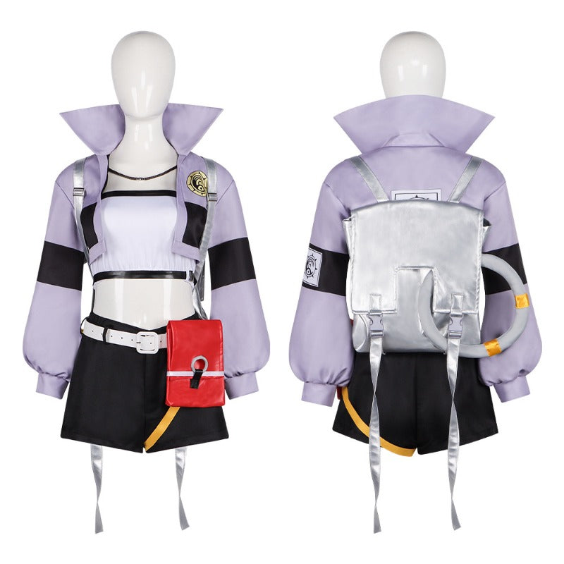 Nakorara　ガチアクタ リヨウ コスプレ衣装　鞄付　掃除屋 アクタ ハロイン　仮装　イベント　コスチューム