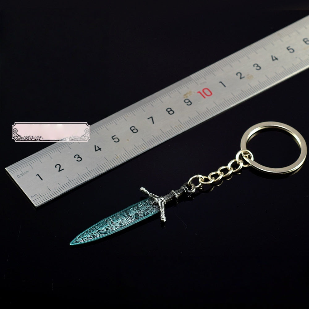 Nakorara　エルデンリング 　グレートソード　星砕きの大剣　ラズリの輝石剣　ミニチュア　キーホルダー　6㎝　ダイキャスト製　ELDEN RING