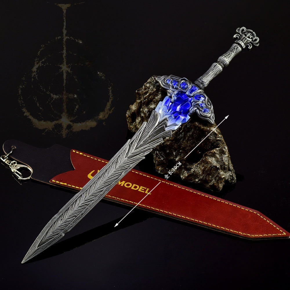 Nakorara エルデンリング　ラズリの輝石剣 30cm ミニチュア　工芸品　武器モデル　アクセサリーNamini009　