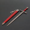 Nakorara　ミニチュア　エルデンリング　君主軍の直剣　22cm　キーホルダー　おもちゃ　武器モデル　ダイキャスト製　モデル　武器ファン　アクセサリー　おもちゃ　武器ファン向け　可動　ミニチュア塗装済み完成品