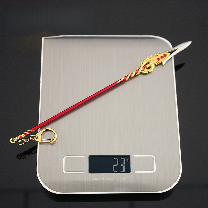 Nakorara　原神　匣中滅龍 22cm ミニチュア 武器モデル　キーホルダー　ダイキャスト製　装備品　アクセサリー　武器ファン向け　おもちゃ　レプリカ