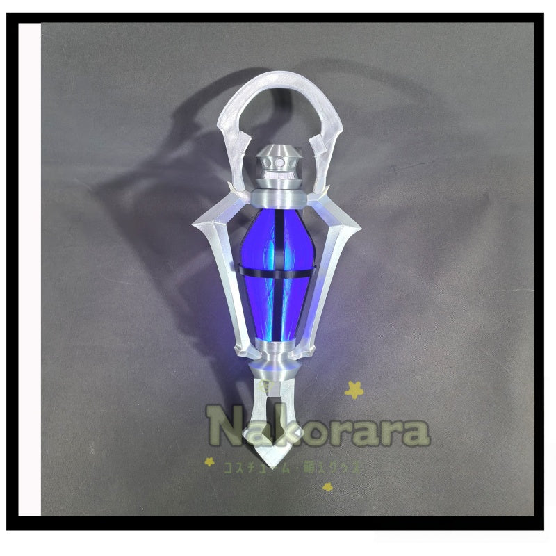 Nakorara 原神　フリンズ　闇影と灯り　染めの荒れ地 コスプレ道具　Flins　40cm　PLA材質　発光と非発光　武器モデル　ナド・クライのライトキーパー