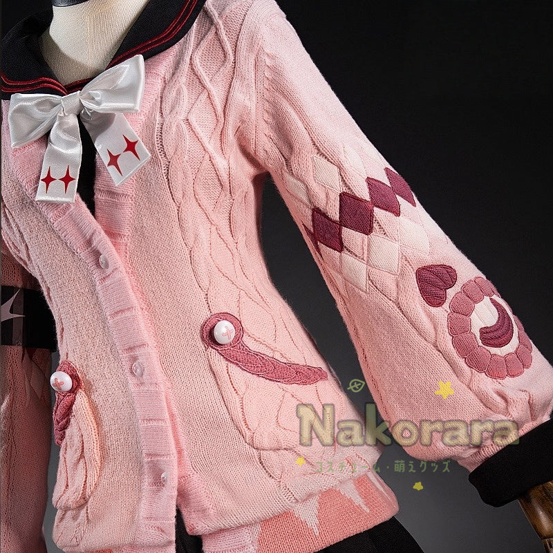 Nakorara ゼンレスゾーンゼロ　浮波柚葉　コスプレ衣装　Ukinami Yuzuha　怪啖屋　セーターコート　ミニスカート　狸の尻尾　本物の狸　かまちー追加　イベント　おもちゃ　狸　　