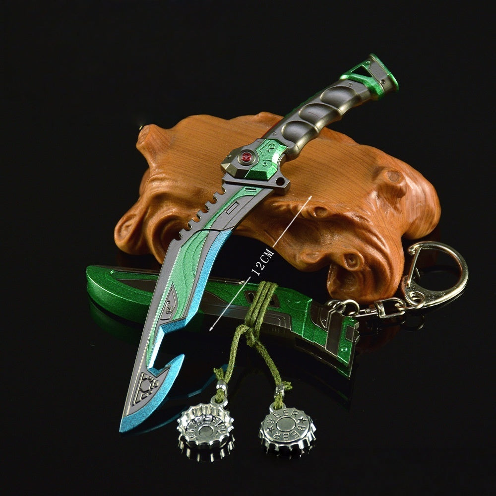 Nakorara APEX　Apex Legends　12cm　バンガロール　緑色　ミニチュア　ダイキャスト製　武器モデル　工芸品　装備品　アクセサリー