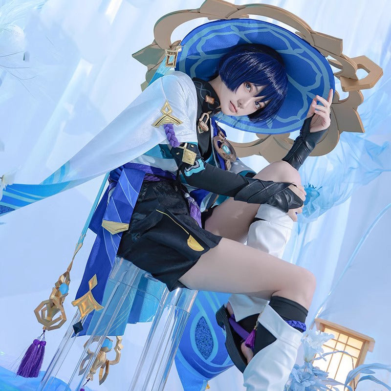 nakorara 原神  放浪者　コスプレ衣装　Wanderer　コスチューム　笠が別途追加可能 Naz21