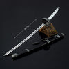 Nakorara　隻狼/セキロ 楔丸 直刃の刀 不死斬り 黒の不死斬り 片鎌十文字槍　26cm　 剣聖 葦名一心　武器　工芸品　ミニチュア　1/6スケール　ダイキャスト製　おもちゃ　武器レプリカ　卓上装備品　イベント　武器モデル　塗装済み可動フィギュア