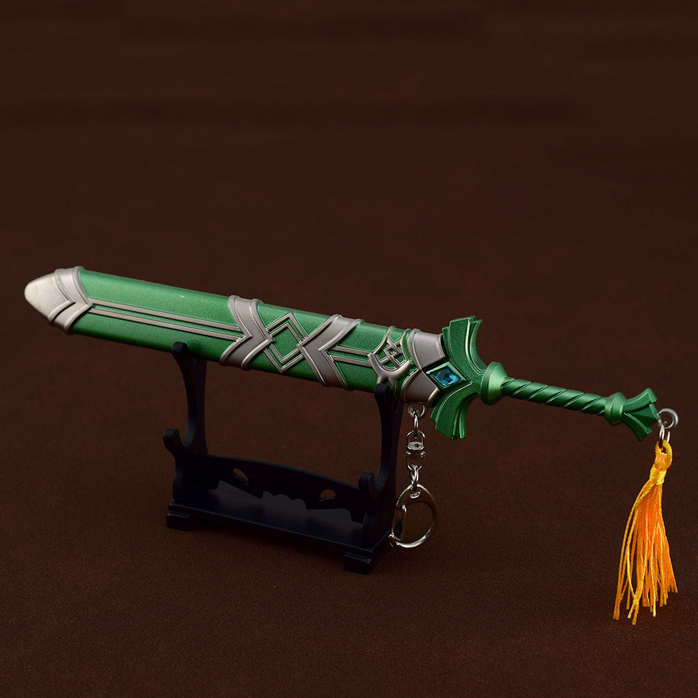 Nakorara　ゼルダの伝説　天空の白刃剣　ティアキン　ミニチュア　ダイキャスト製　おもちゃ　武器レプリカ　卓上装備品　イベント　武器モデル　塗装済み可動フィギュア