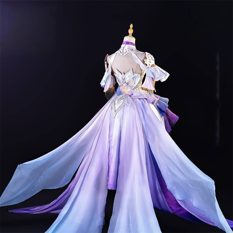 Nakorara 崩壊スターレイル 黄金裔 キュレネ コスプレ衣装　洋服風　ワンピース　ハロウィン　髪飾り付き　ウィッグ、シューズ、モチーフ武器追加可能