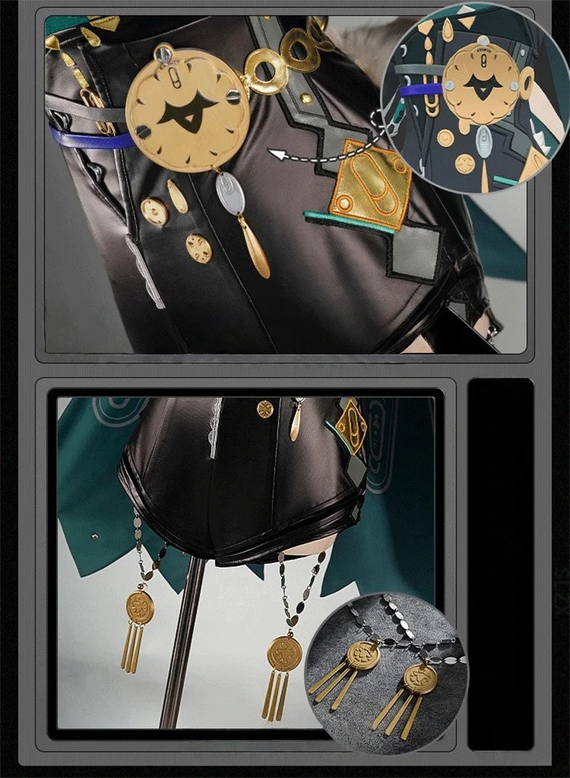 Nakorara ゼンレスゾーンゼロ ルシア・エロウェン コスプレ衣装 | 光る3Dバックパネル付属 | 公式色再現