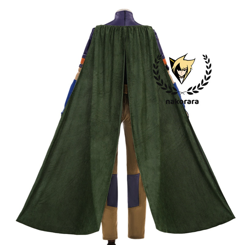 Nakorara　ジョジョの奇妙な冒険　ジャイロ・ツェペリ コスプレ フルセット | ジョジョ SBR マント 帽子 スチールボール付き