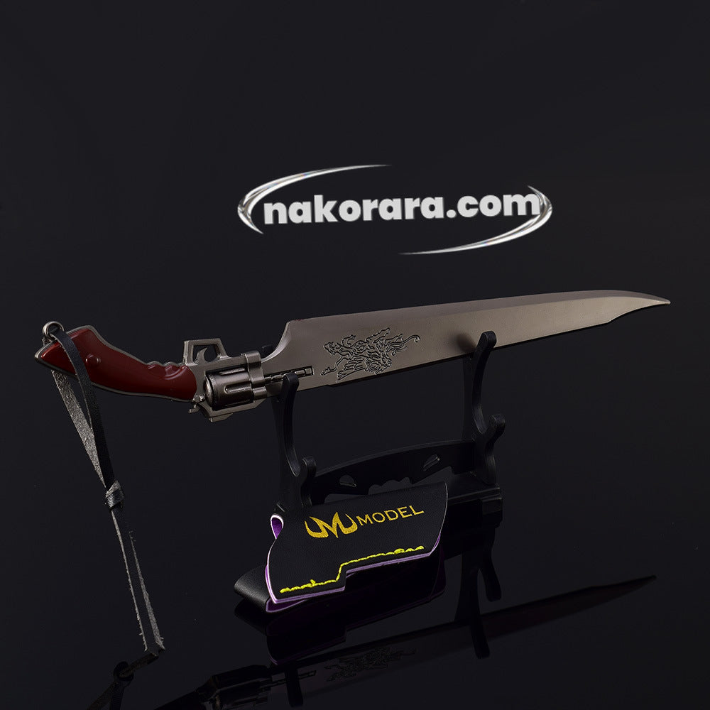 Nakorara　ファイナルファンタジー　ライオンハート　22cm　グレー色　FF8　武器レプリカ　スコール　連続剣ミニチュア　武器　ダイキャスト製　アクセサリー　おもちゃ　武器ファン向け