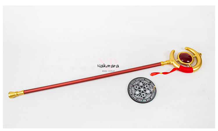 Nakorara 葬送のフリーレン 法杖　1：1レプリカ　合金製　武器レプリカ　2.65Kg　151cm　本格　アクセサリー　コスプレ道具　魔法道具　武器