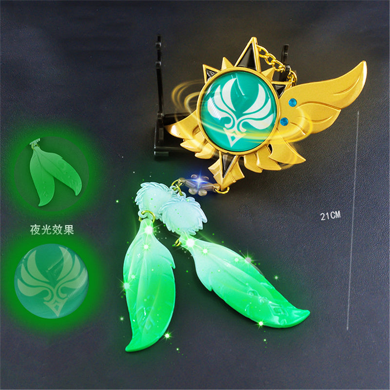  Nakorara　原神（げんしん）八重神子 9cm 神の目 コスプレ小道具 草神の瞳 飾り 雷神の瞳 インテリア装備品 風神の瞳 海灯祭 鞄飾り 岩神の瞳 キーホルダー キーリング Genshin Impact プレゼント 誕生日 合金 ギフト